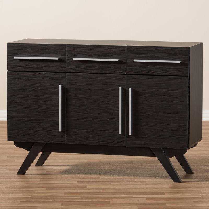 Carmel Sideboard Dark Brown/Black - Chique