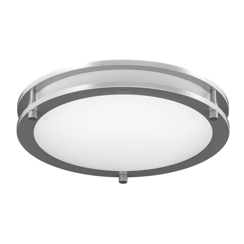 13" LED Circadian Wellness Flush Mount Ceiling Light White - Brilli