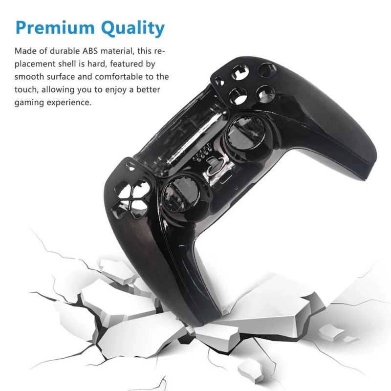 PS5 Controller Replacement Shells,  Custom DIY Faceplate Replacement Controller Housing Shell Case Set, PS5 Skin Wrap Cover Color Decoration Accessories for Sony Playstation 5 Dualsense