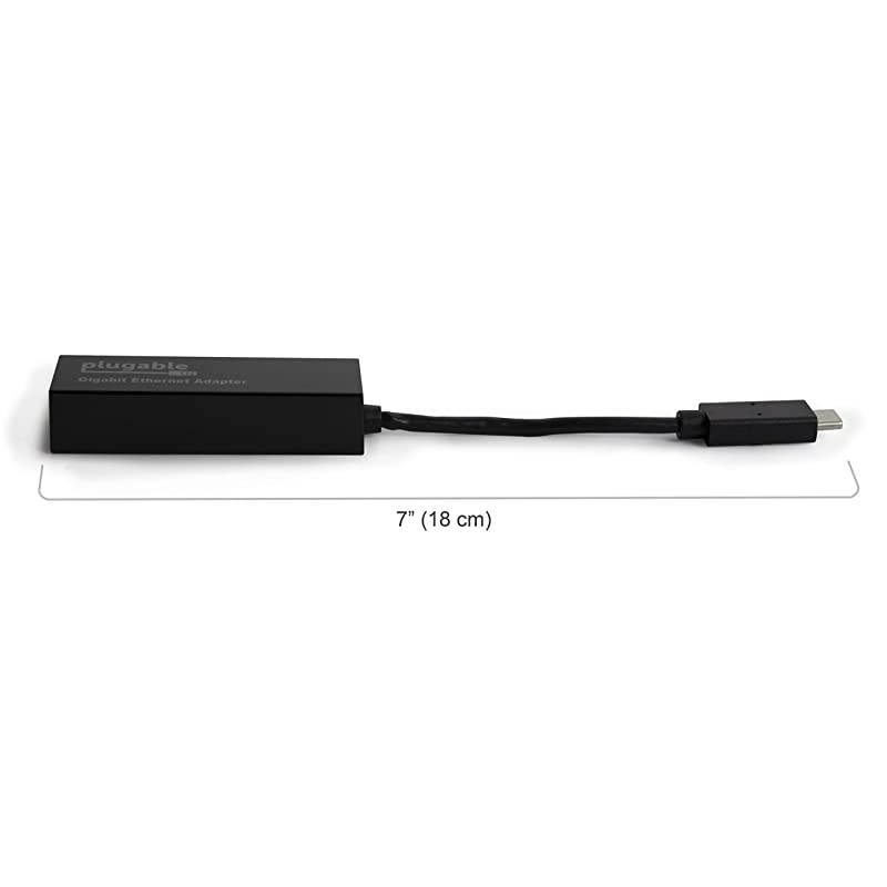 USB C Ethernet Adapter, Fast and Reliable Gigabit Connection, Compatible with Windows 10, 8.1, 7, Linux, Chrome OS, Dell XPS, HP, Lenovo