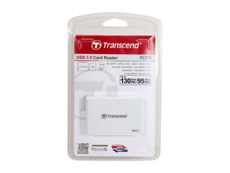 Transcend TS-RDF8W USB 3.0 RDF8 Flash Reader