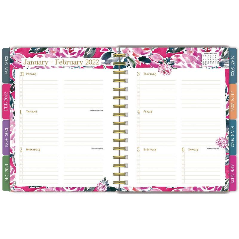 2021-22 17 Month Academic Planner 7.75" x 9.5" Wild at Heart  - Lang