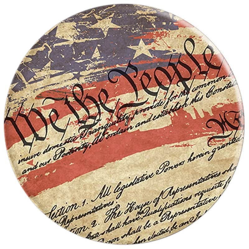 The People Constitution USA Flag 2nd Amendment PopSockets PopGrip: Swappable Grip for Phones & Tablets