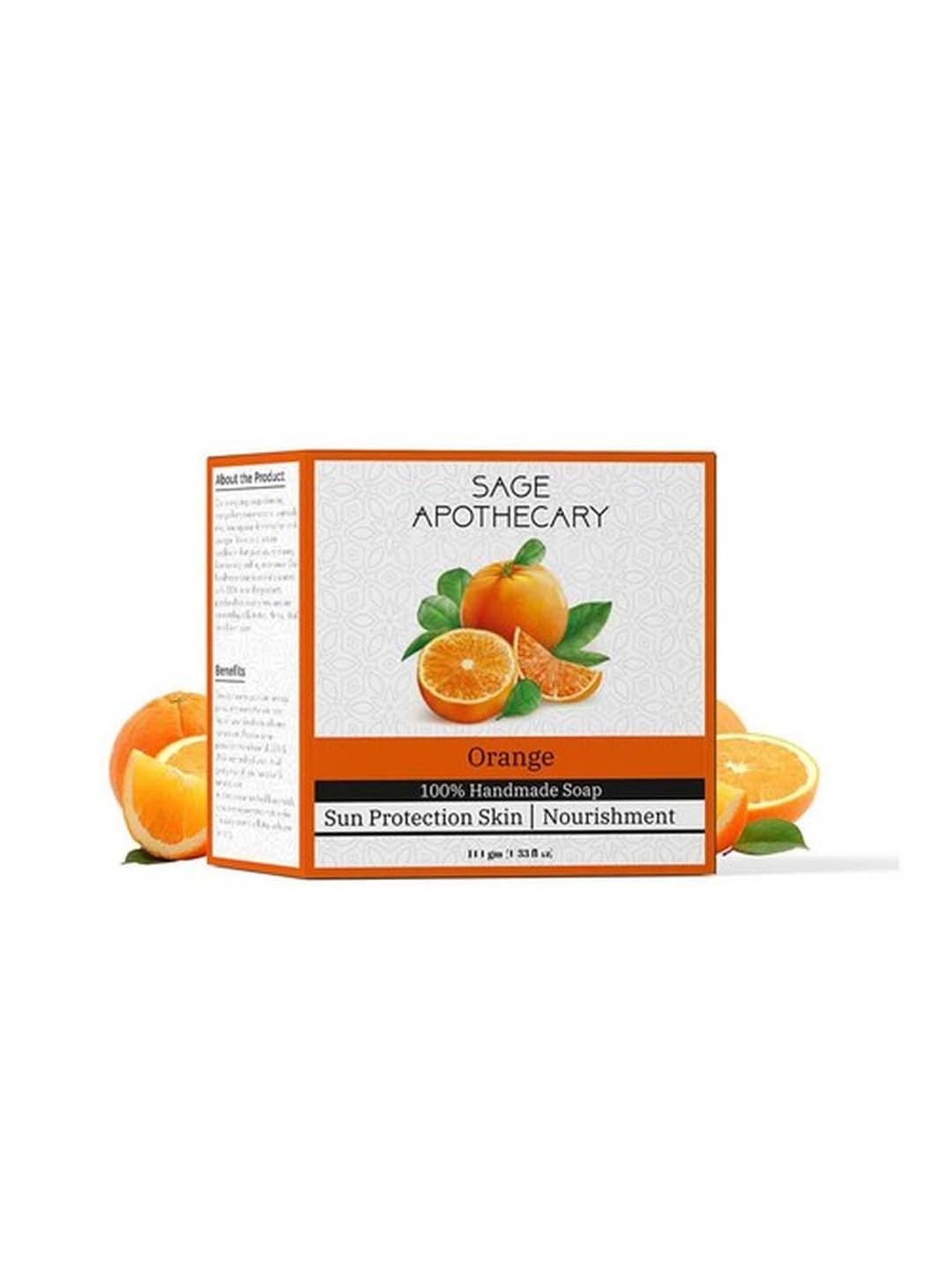 Sage Apothecary Orange Soap - 100 gm