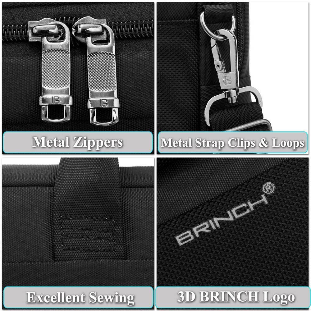 Wellhouse 15.6 Inch Laptop Bags, Business Shoulder Bags Handbags Carrying Bags Laptop Cases Notebook Cases with Suitcase/Luggage Back Belt For 15.6 inch HP Dell Sony Laptop Notebook Computer Macbook