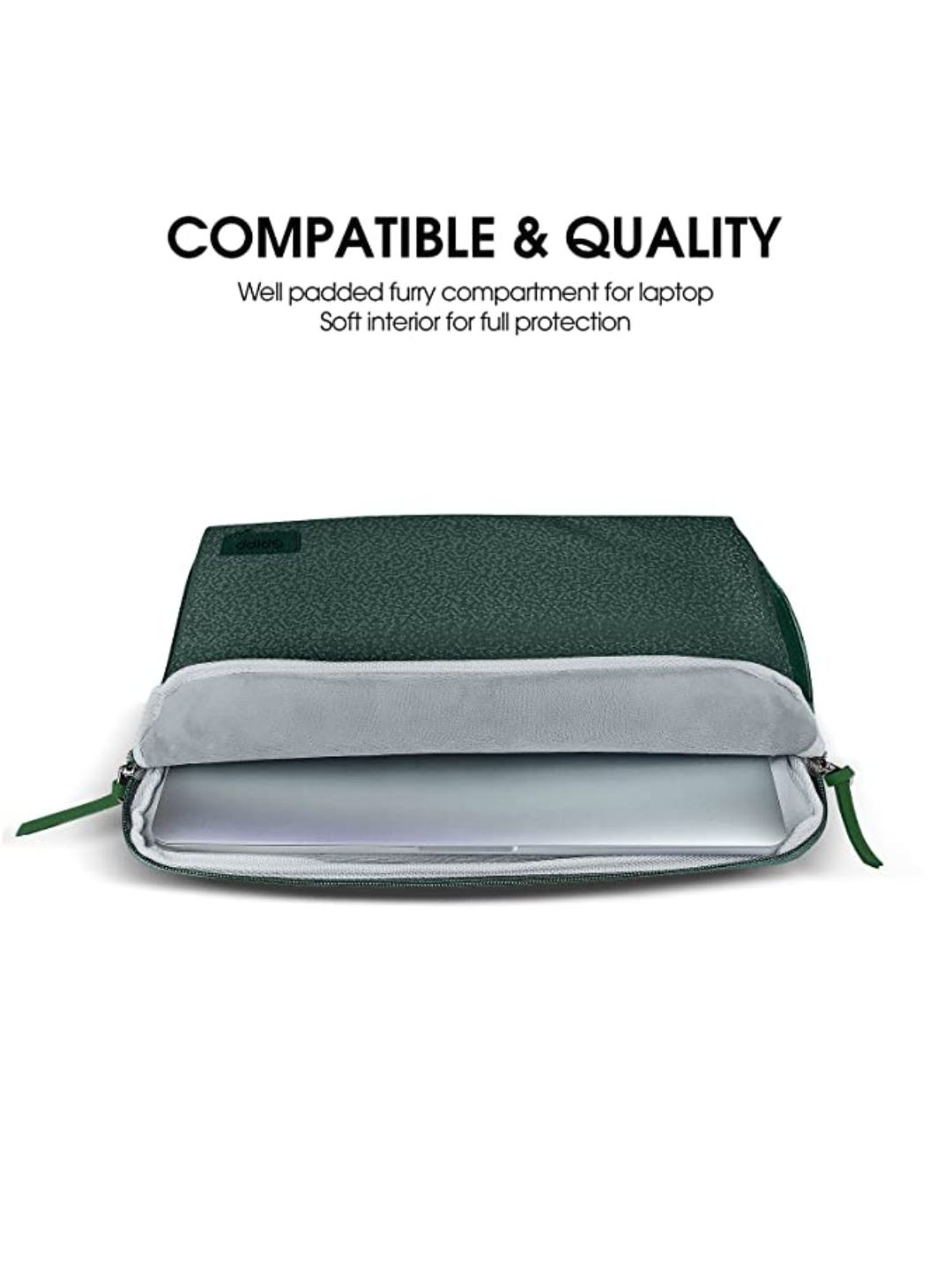 GRIPP Cello Laptop Sleeve Case Cover for MacBook 13.3 inches (Green)