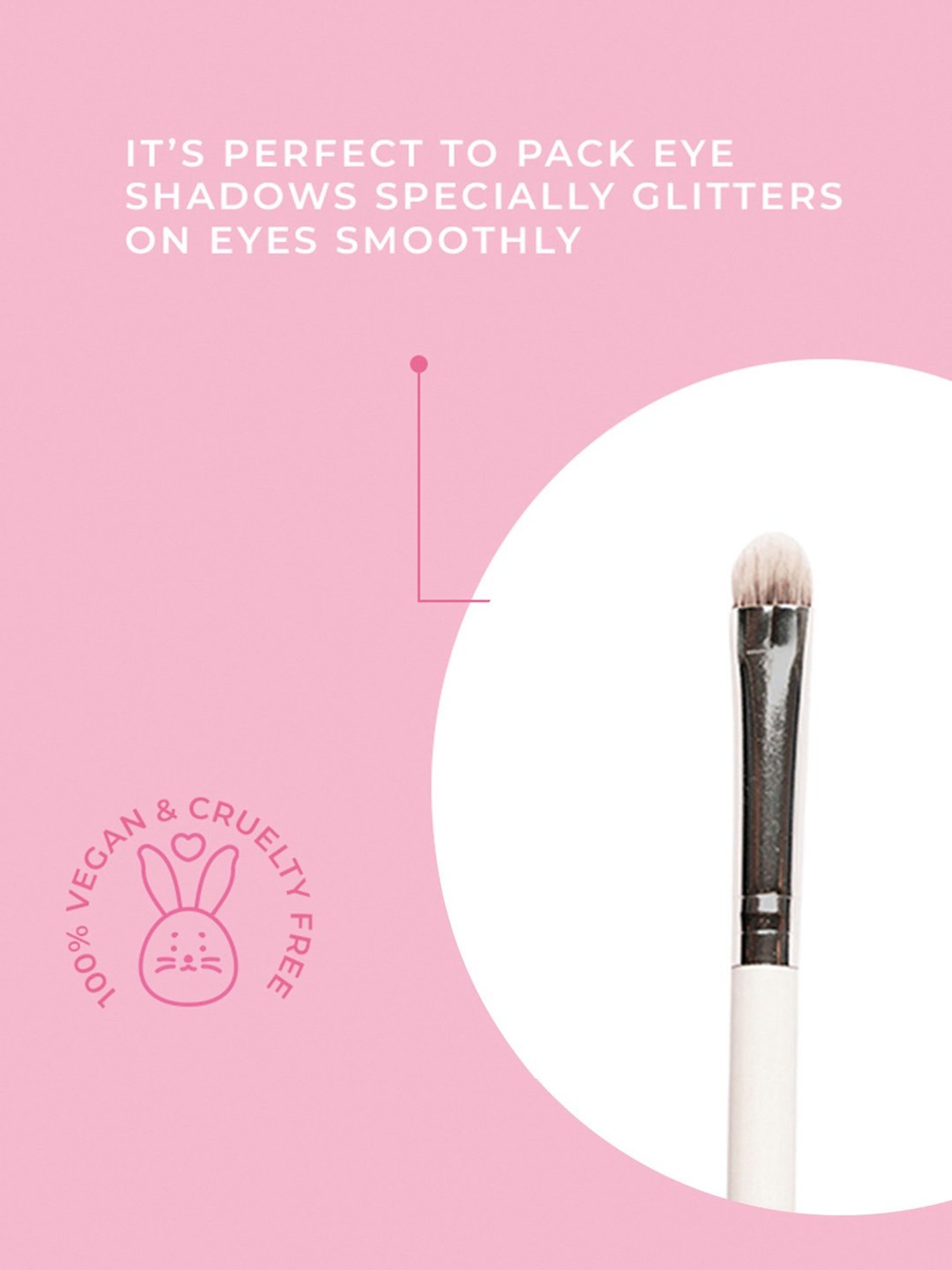 Praush Dense Dome Eyeshadow Application Brush - P17