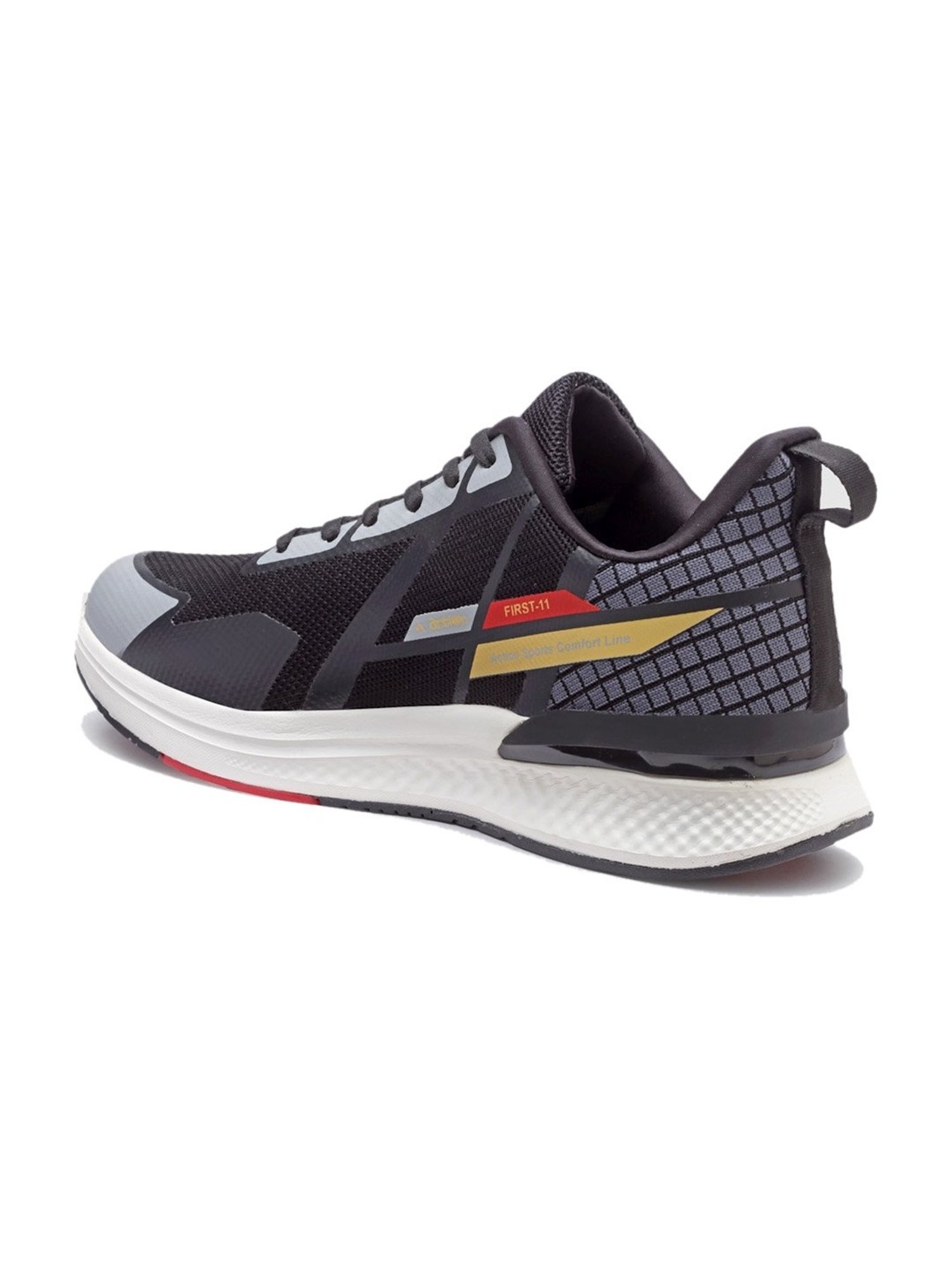 Action Men's Black Running Shoes