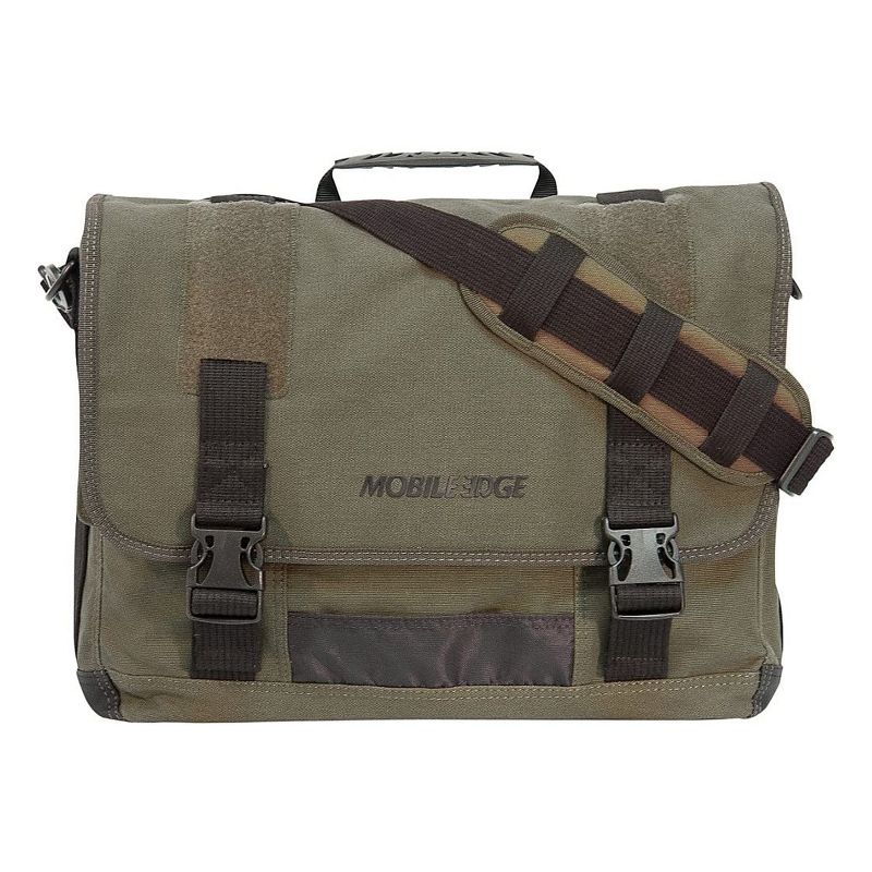 Mobile Edge ECO 17.3 Inch Laptop Messenger Bag - Eco-Friendly (MECME9), Olive