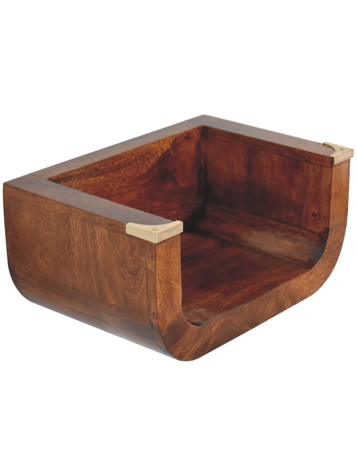 Sleepyhead Ally Teak Brown Sheesham Wood Bedside Table