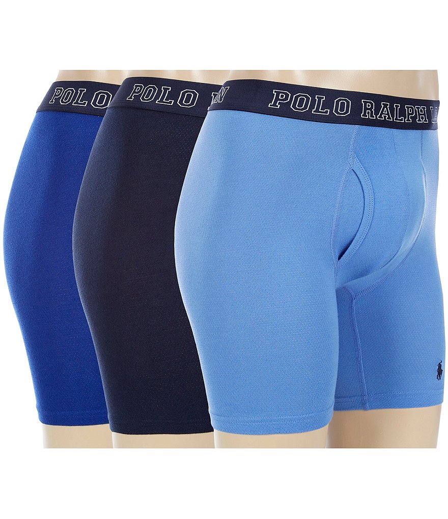 Polo Ralph Lauren Breathable Mesh Boxer Briefs 3-Pack