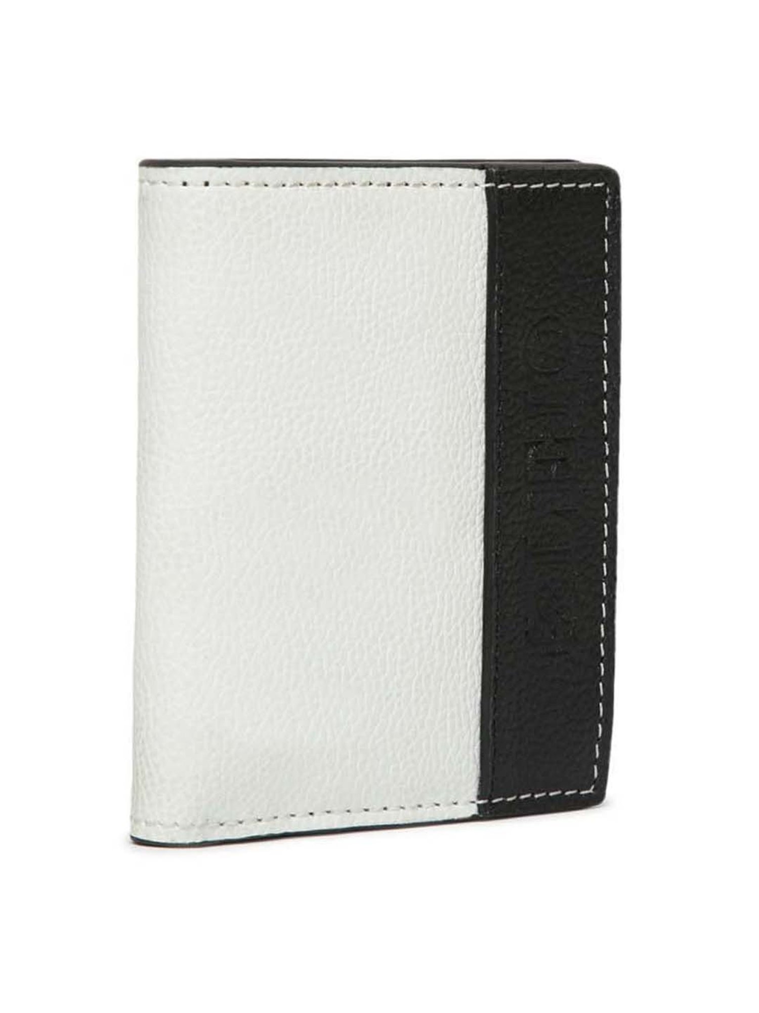 KLEIO White Solid Bi-Fold Wallet for Women