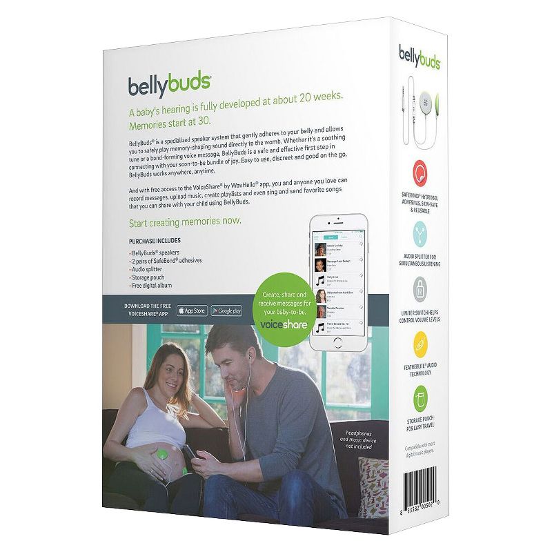 Bellybuds Deluxe Baby-Bump Sound System