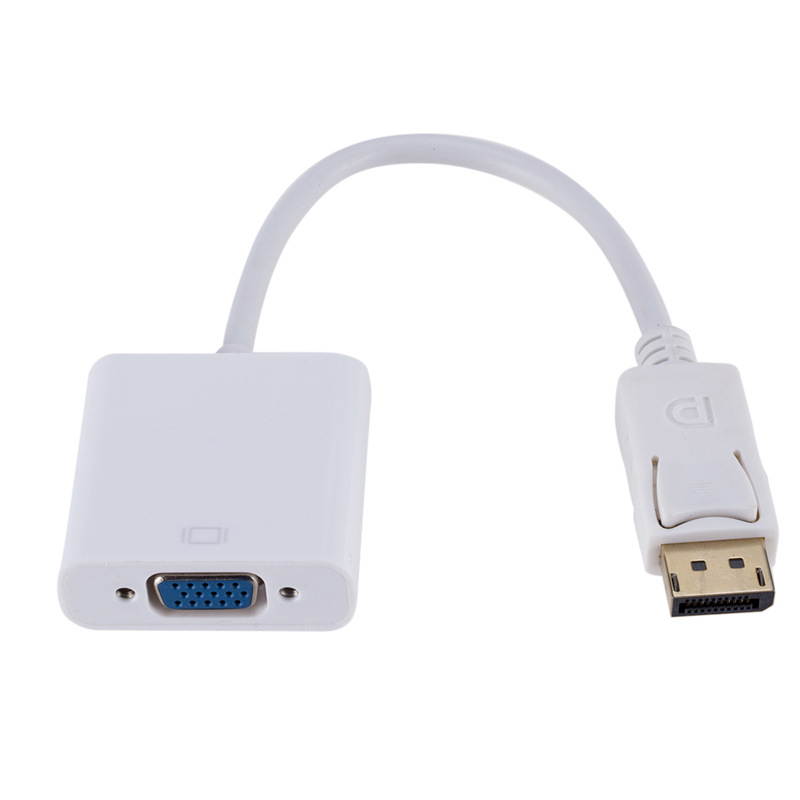 1080P DisplayPort DP To VGA Cable Male to Female Adapter