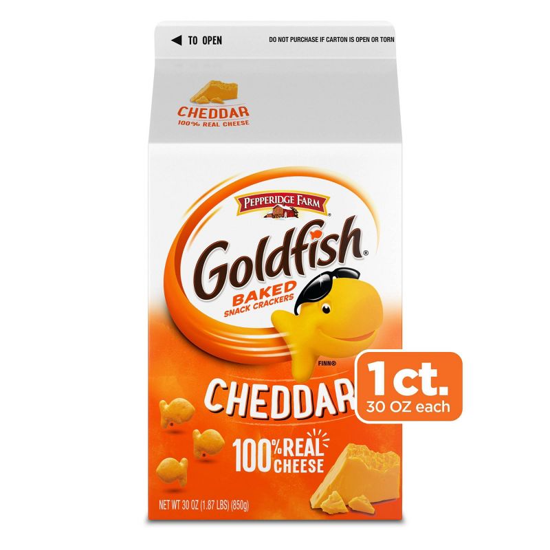 Pepperidge Farm Goldfish Cheddar Crackers - 30oz Carton