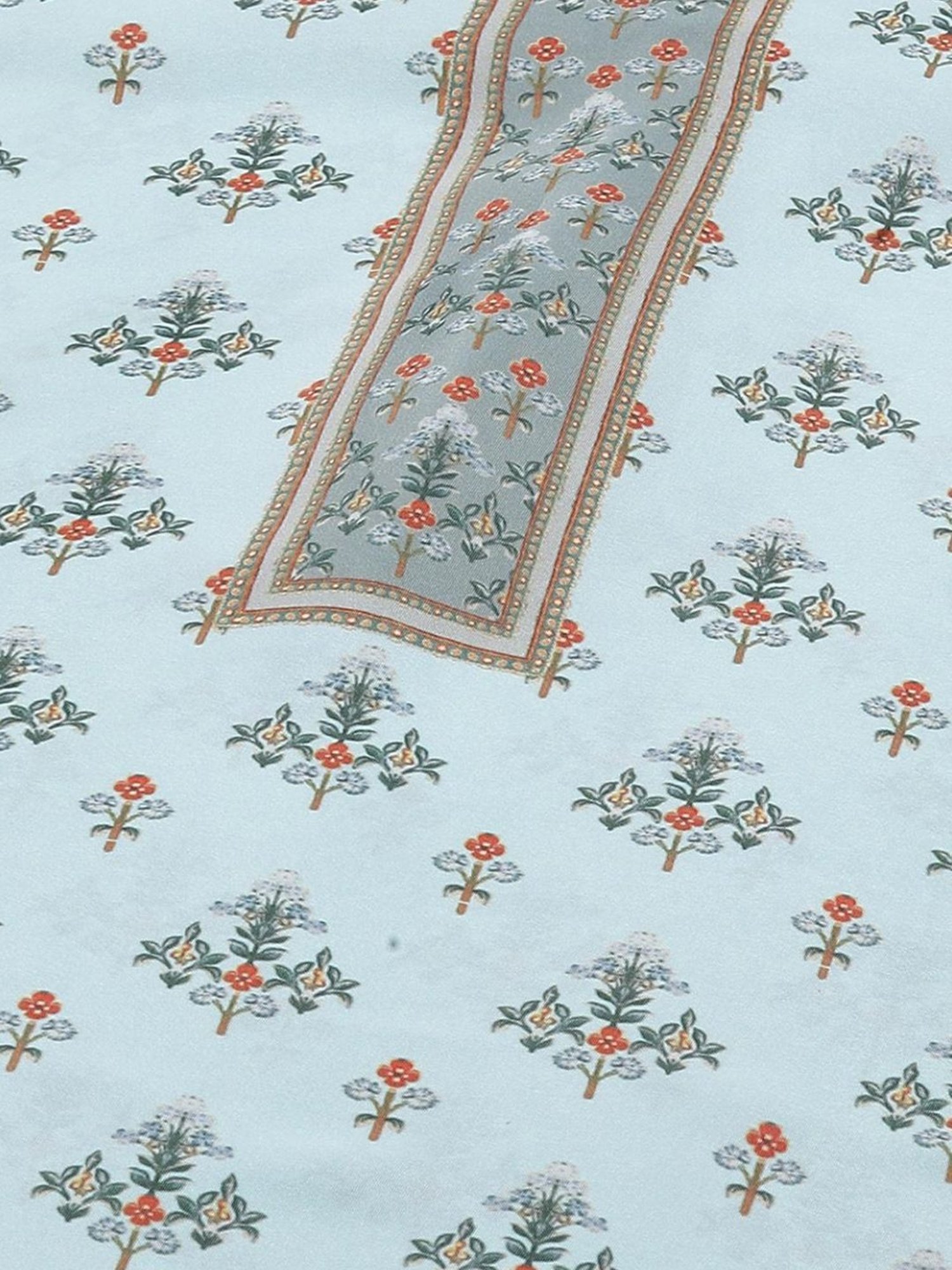 Rangriti Blue Printed Tunic