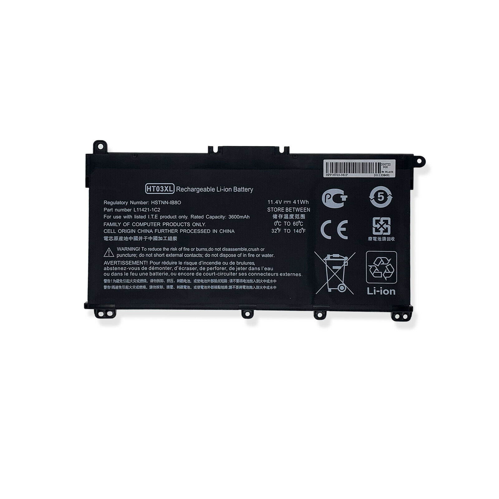 Laptop Battery for HP Pavilion 15 15-DA0066CL 15-DA0002DX 15-DA0079NR