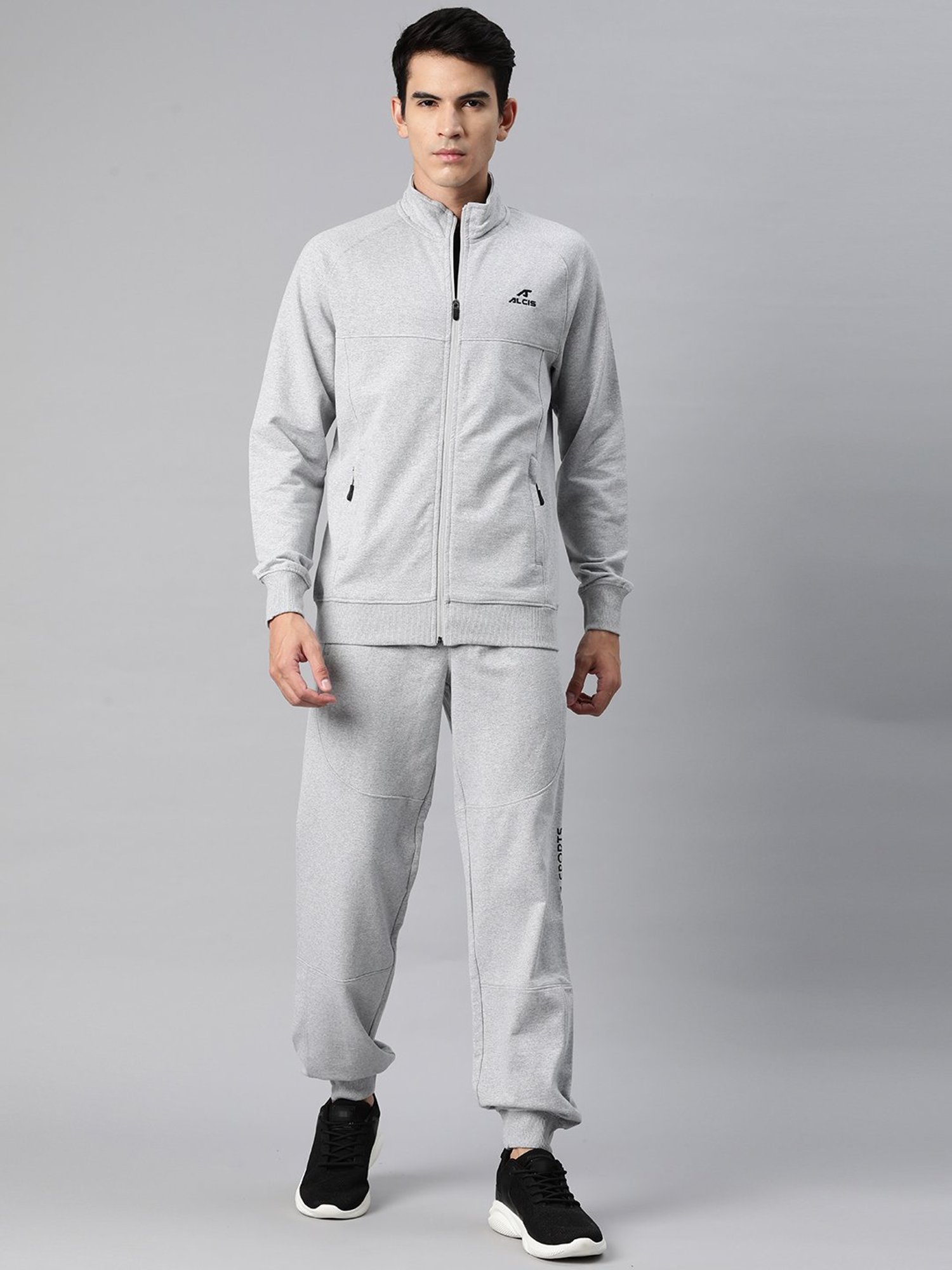 Vimal Jonney Light Mud Cotton Regular Fit Tracksuit
