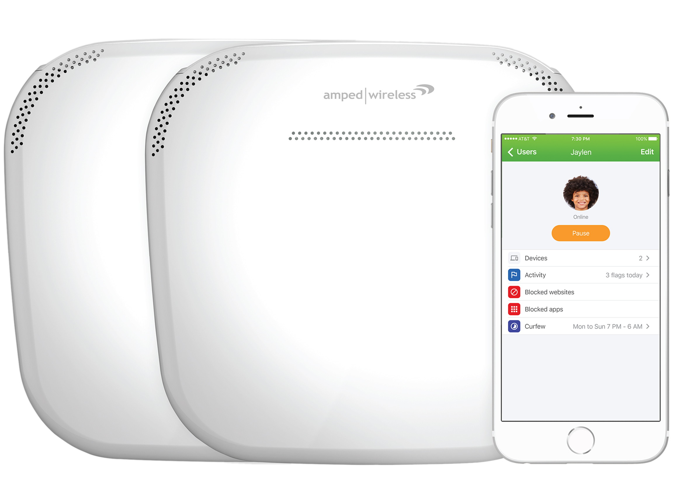 Amped Wireless Ally Plus Whole Home Smart Wi-Fi System (Kit) 15,000 Sq Ft