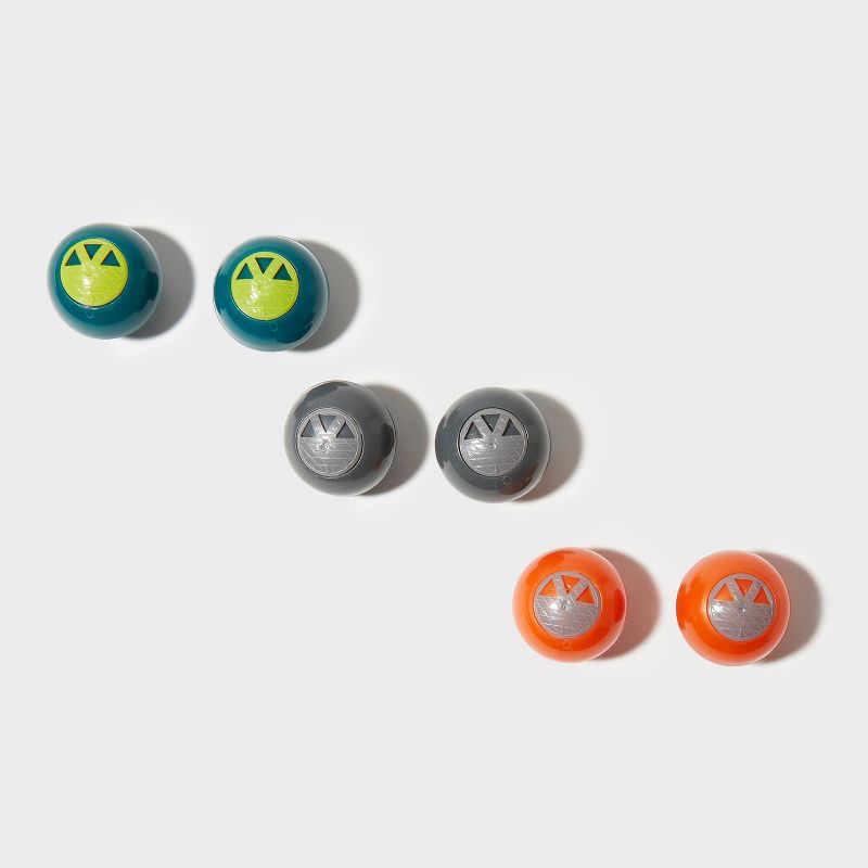 Women's Fab Feet by Foot Petals Sneakers Deodorizer Black/Orange/Blue - 3 pairs