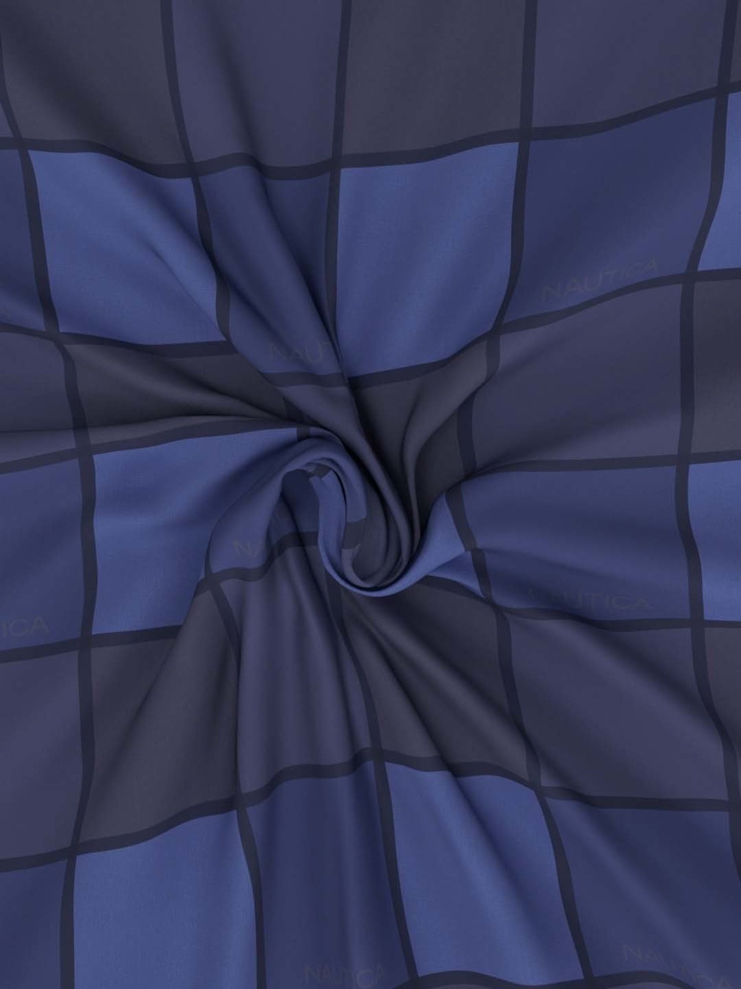 House This Juniper Blue Cotton 600 TC Double Size Bedsheet With Pillow Covers