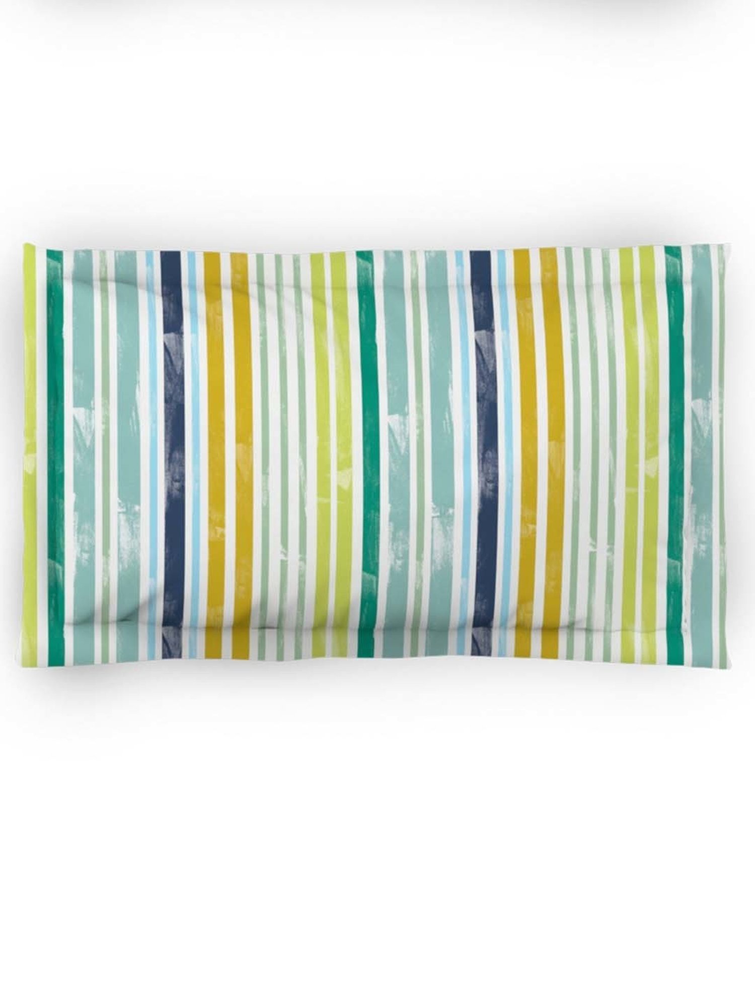 Maspar Blue Cotton 200 TC Reversible Duvet Cover Set