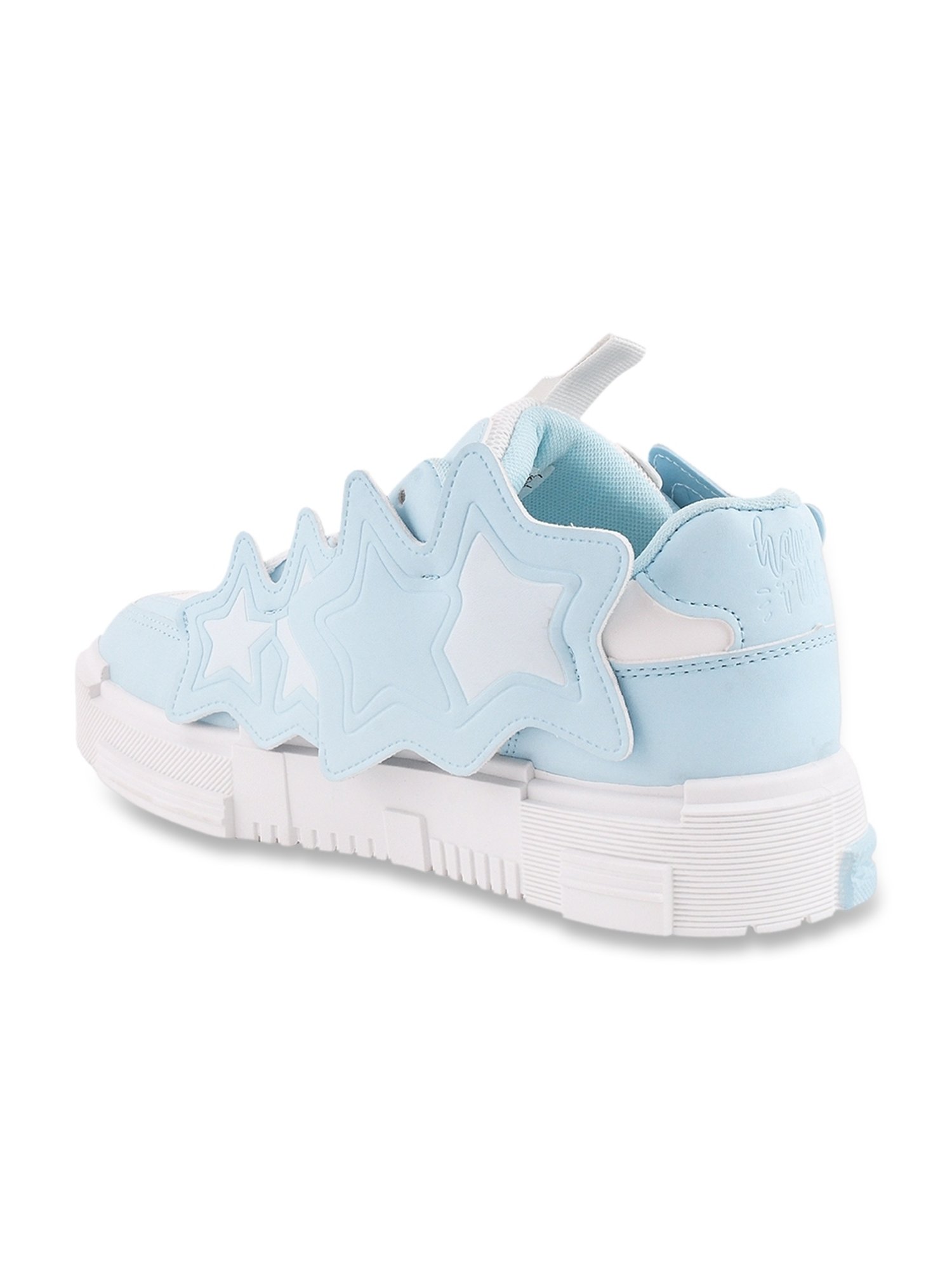 The White Pole Men's Blue Casual Sneakers