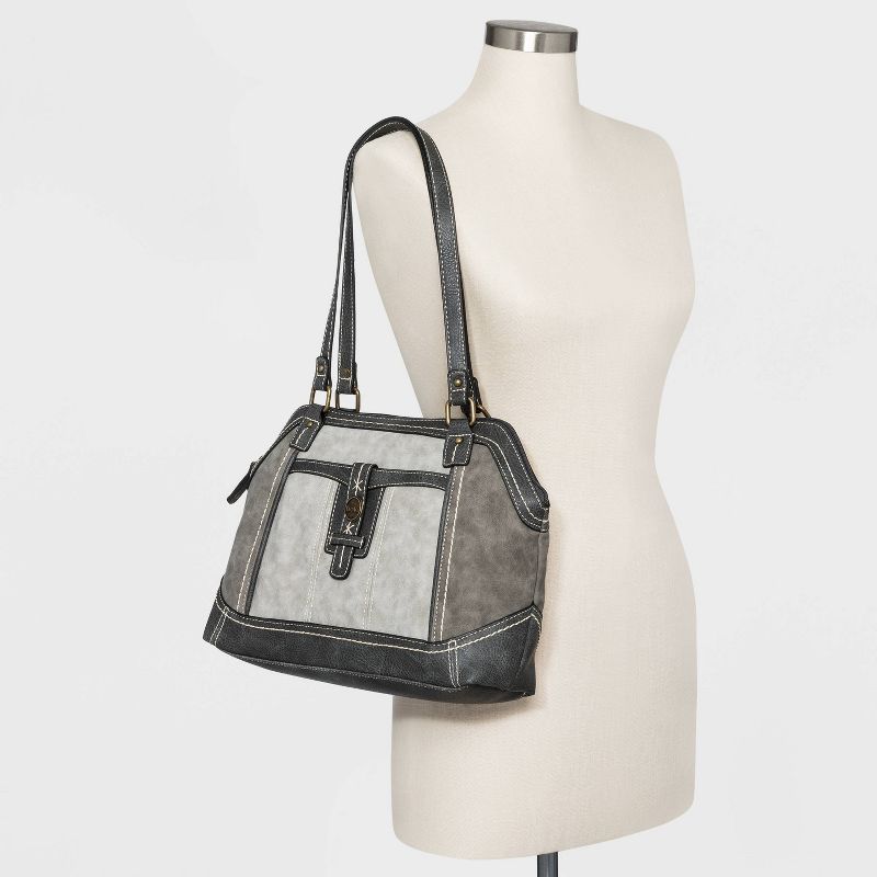 Favore Tan Solid Medium Satchels