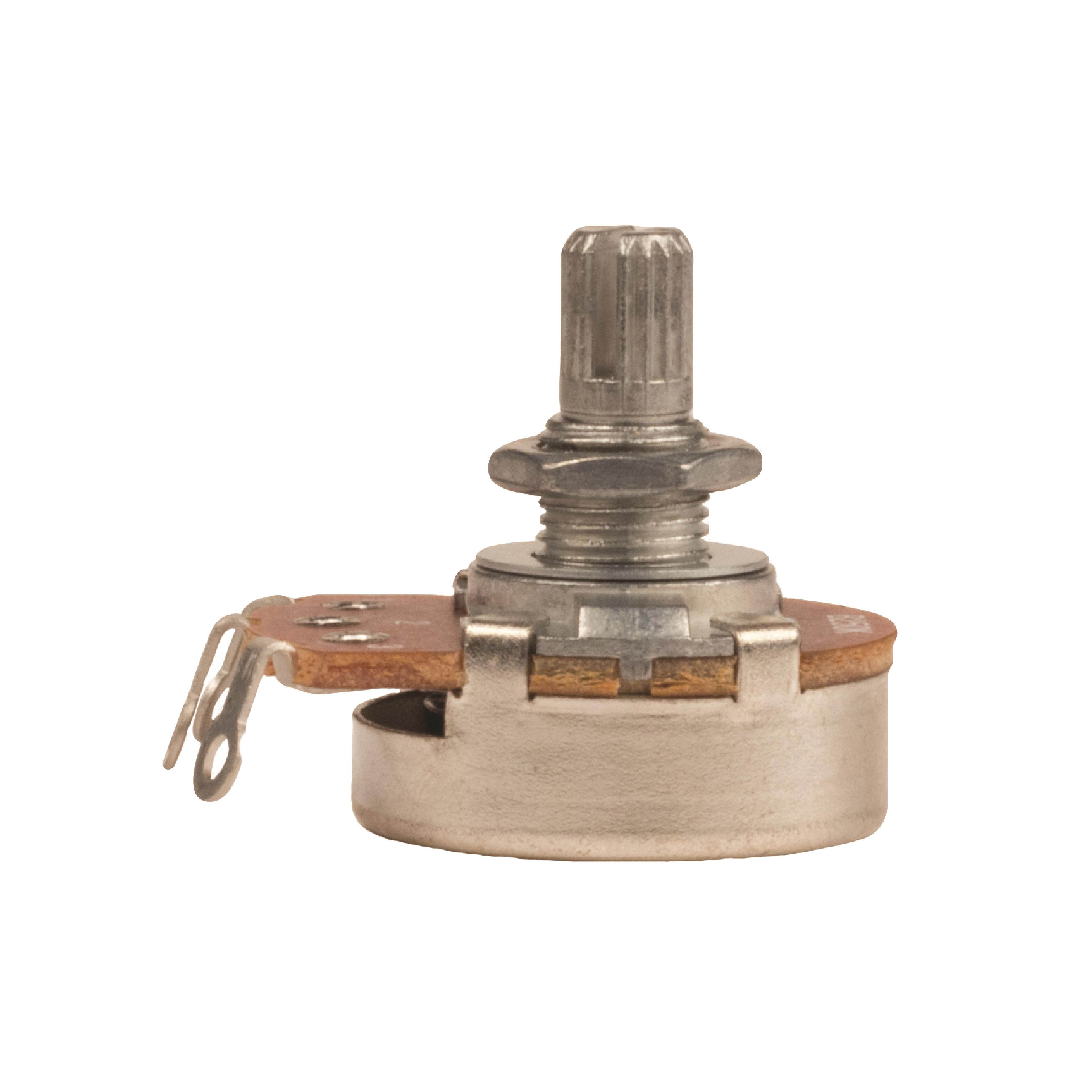 Seismic Audio - SAGA46-8Pack - 8 Pack of Replacement Linear Taper Tone Pots with Coarse Knurled Split Shaft - B250K Ohm