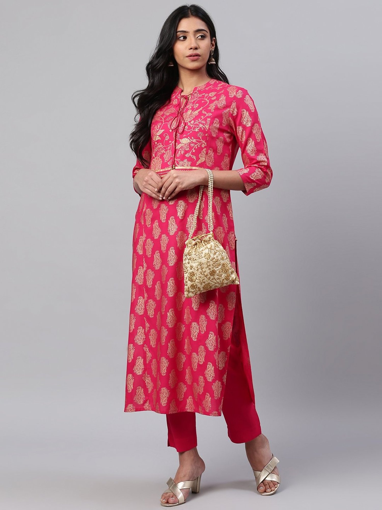 KSUT Pink Regular Fit Pants