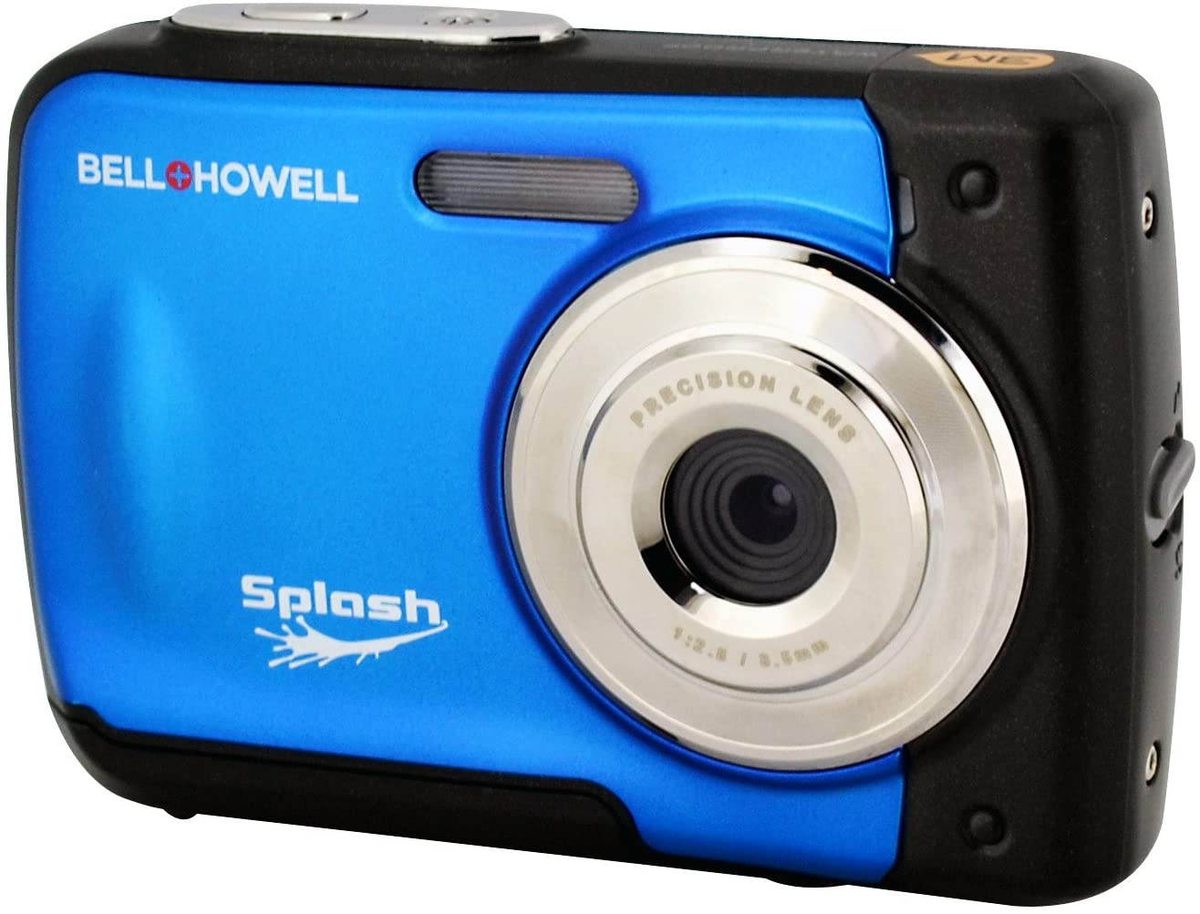 Bell+Howell Splash WP10-BL 16.0 Megapixel Waterproof Digital Camera with 2.4-Inch LCD & HD Video (Blue)