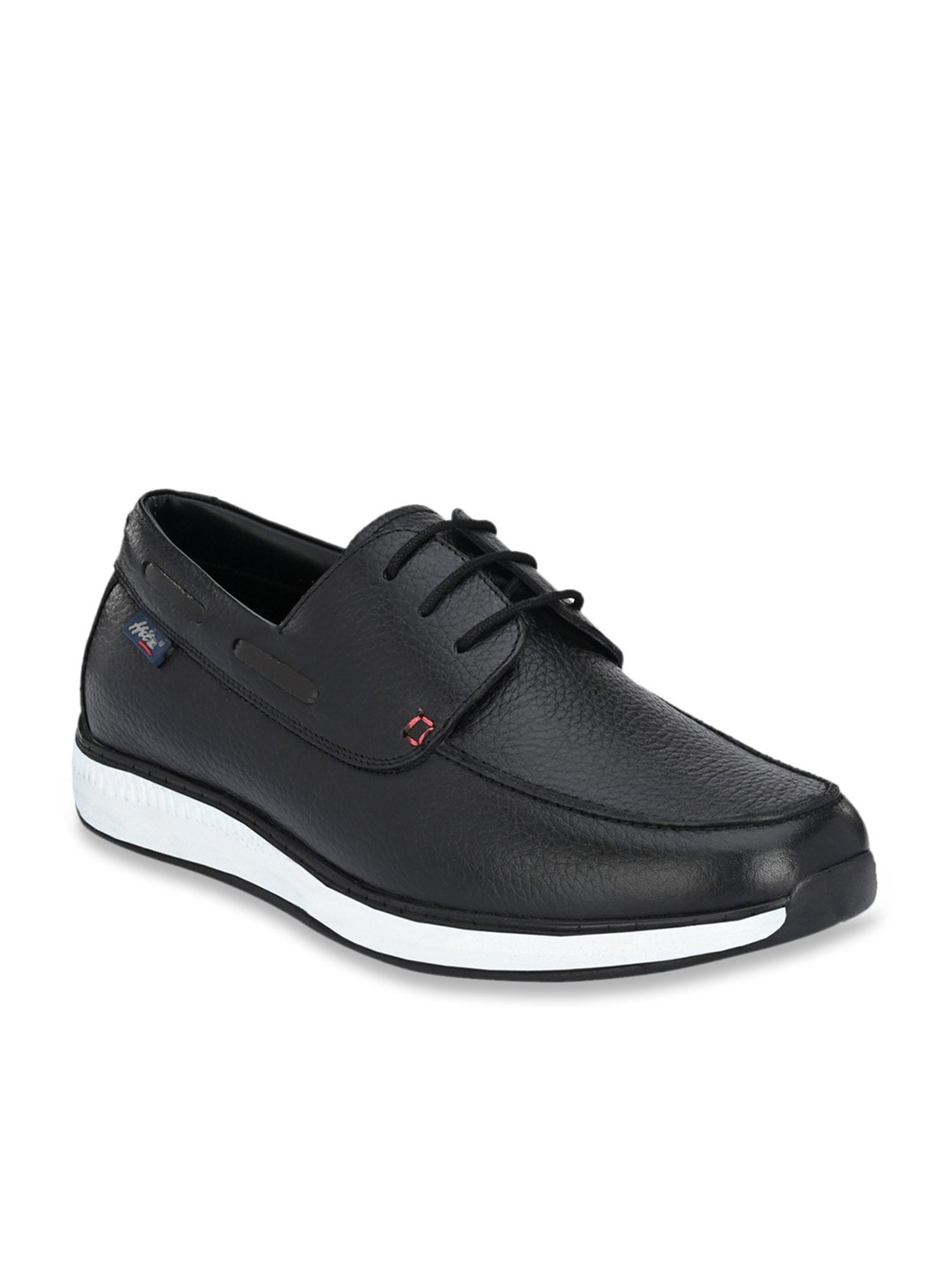 Hitz Men's Black Derby Shoes