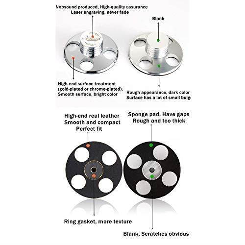 STB01 LP Vinyl Turntables Metal Disc Stabilizer Record Weight HiFi Silver