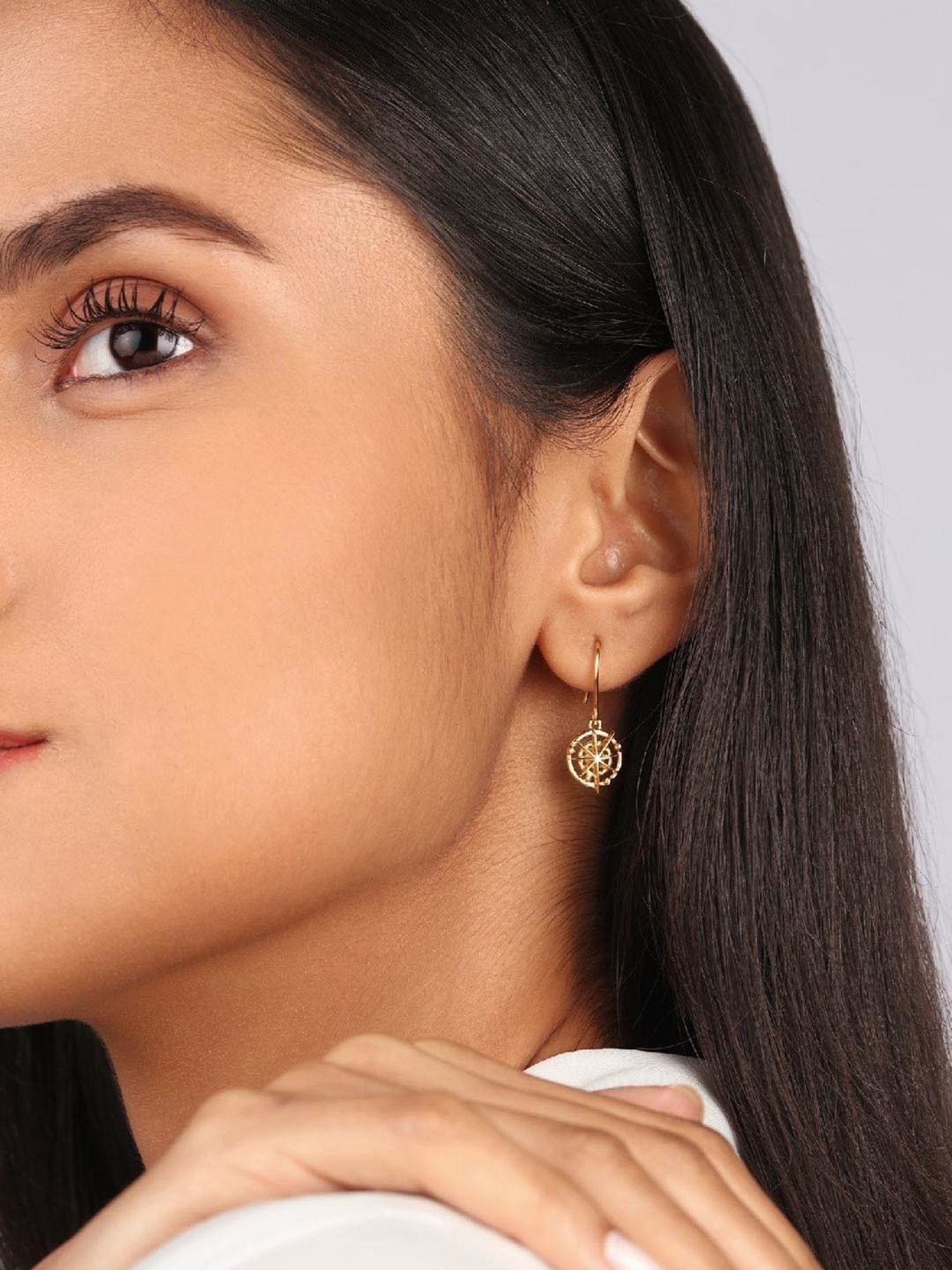 Mia by Tanishq Opulent Harmony 14k Hoops