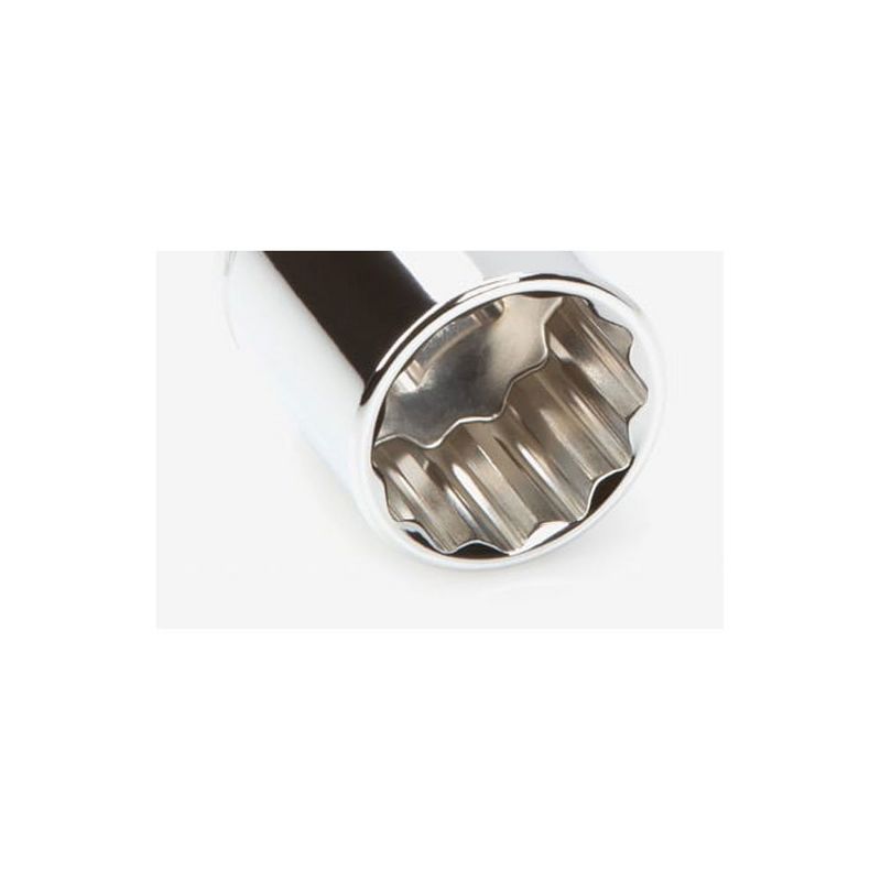 TEKTON SHD91206-D Chrome Plated 34 Piece 3/8 Inch Drive 12 Point Socket Set Range from 1/4-1 Inch with Mountable Storage Tray