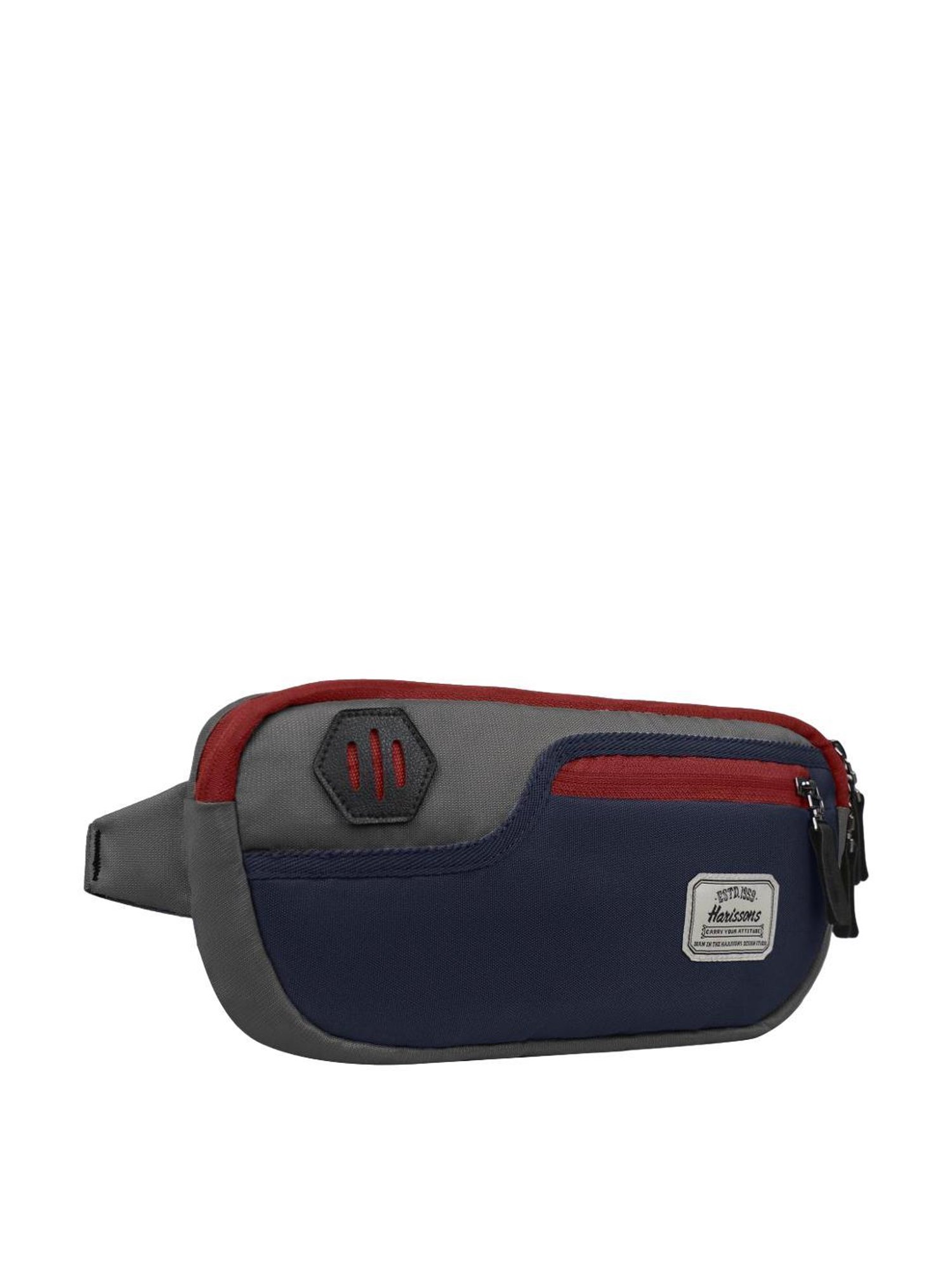 Harissons Camel Polyester Solid Waist Pouch