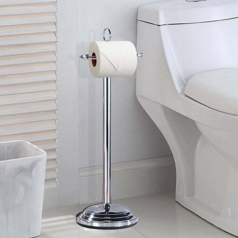 Freestanding Toilet Tissue Holder Chrome - Nu Steel