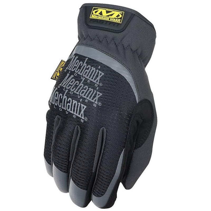 Mechanix Wear FastFit Leather Gloves, Black MFF-05-010