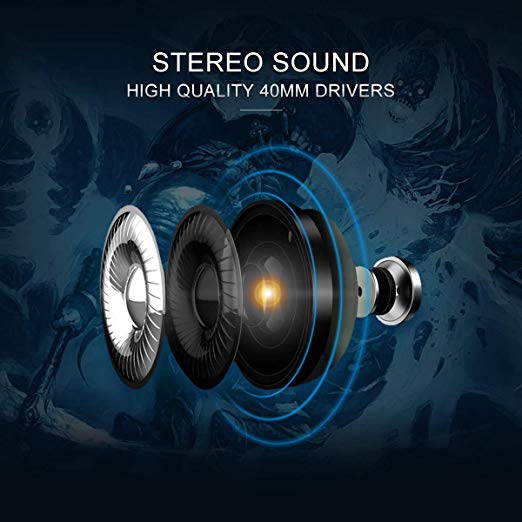 SOMIC G951 LED Light USB Gaming Stereo Headphones Headset with Microphone and LED light For PC Video Games