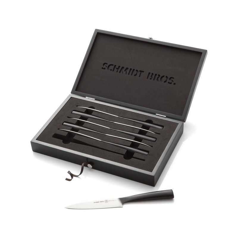 Schmidt Brothers Cutlery Carbon 6 6pc Steak Knife Set