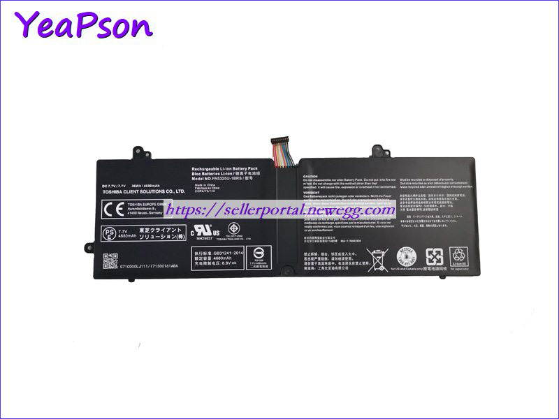 PA5325U-1BRS 7.7V 4680mAh 36Wh Laptop Battery For Toshiba Notebook computer