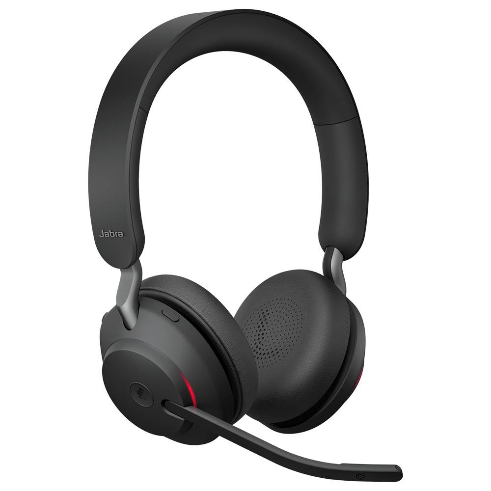 Jabra Evolve2 65 MS Stereo (USB-A) Black Headset w/ Dual Bluetooth Connectivity (2659-999-9999)