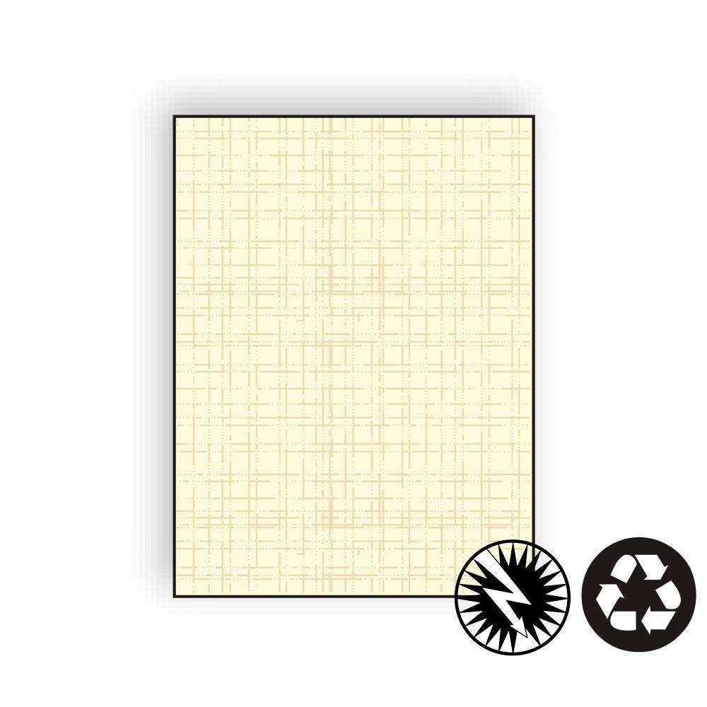 Letterhead, 8-1/2" x 11", 24#, Recycled, Ivory, Acid Free, Linen Imaging Finish (Box of 500)