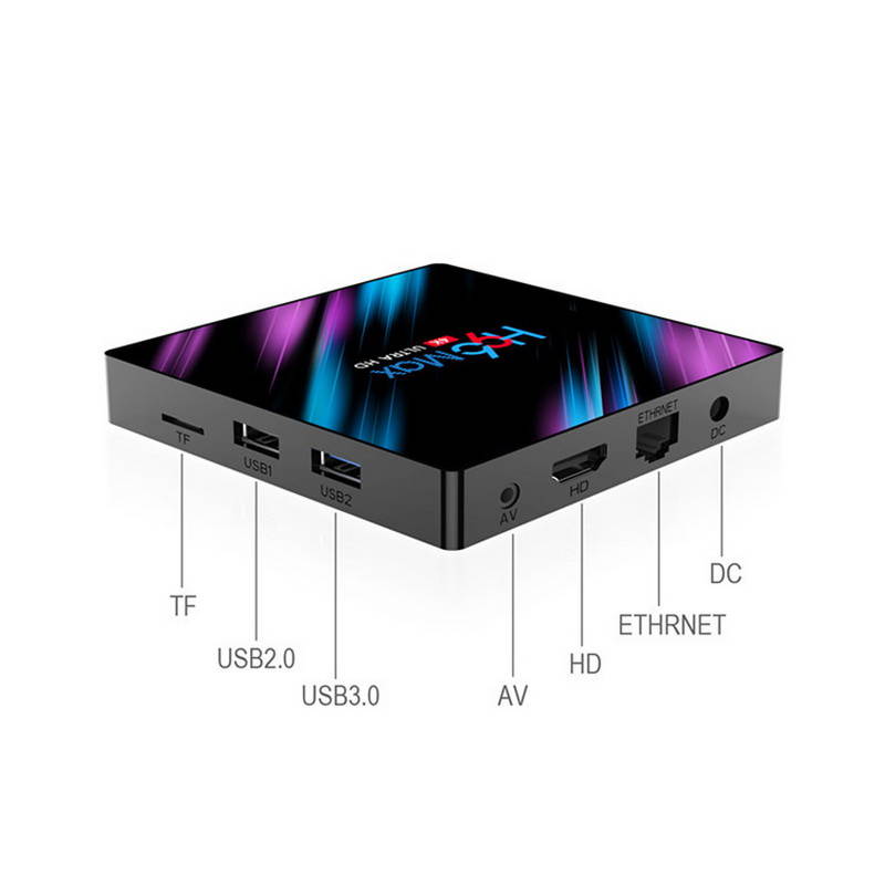 H96 Max RK3318 TV Box 2GB RAM 16GB ROM Android 9.0 4k HD network player CF HDMI Dual frequency wifi