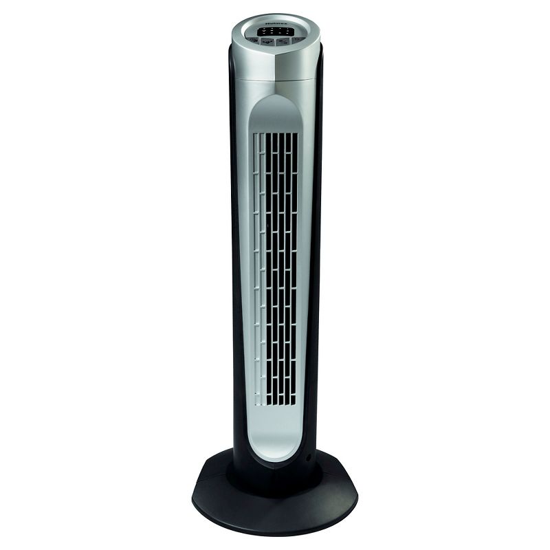 32" Oscillating Tower Fan Black/Silver - Holmes