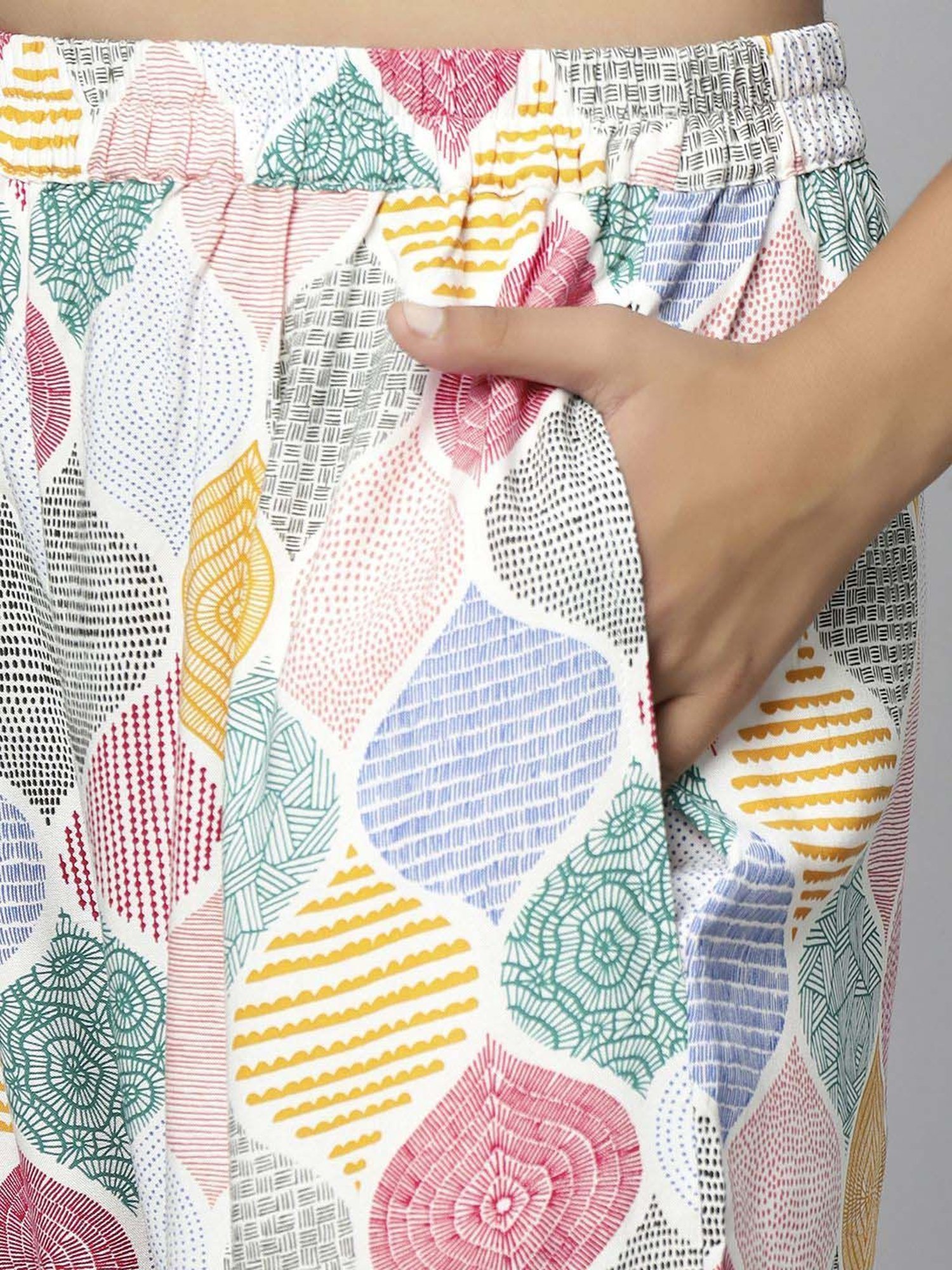 TeenTrums Kids Multicolor Printed Top Set