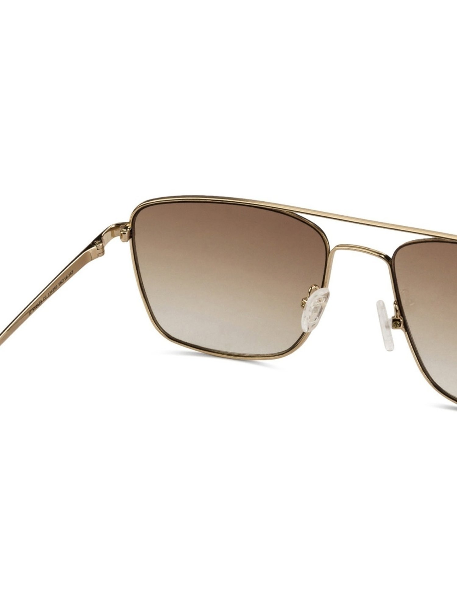 John Jacobs JJ S12473 Brown Square Sunglasses