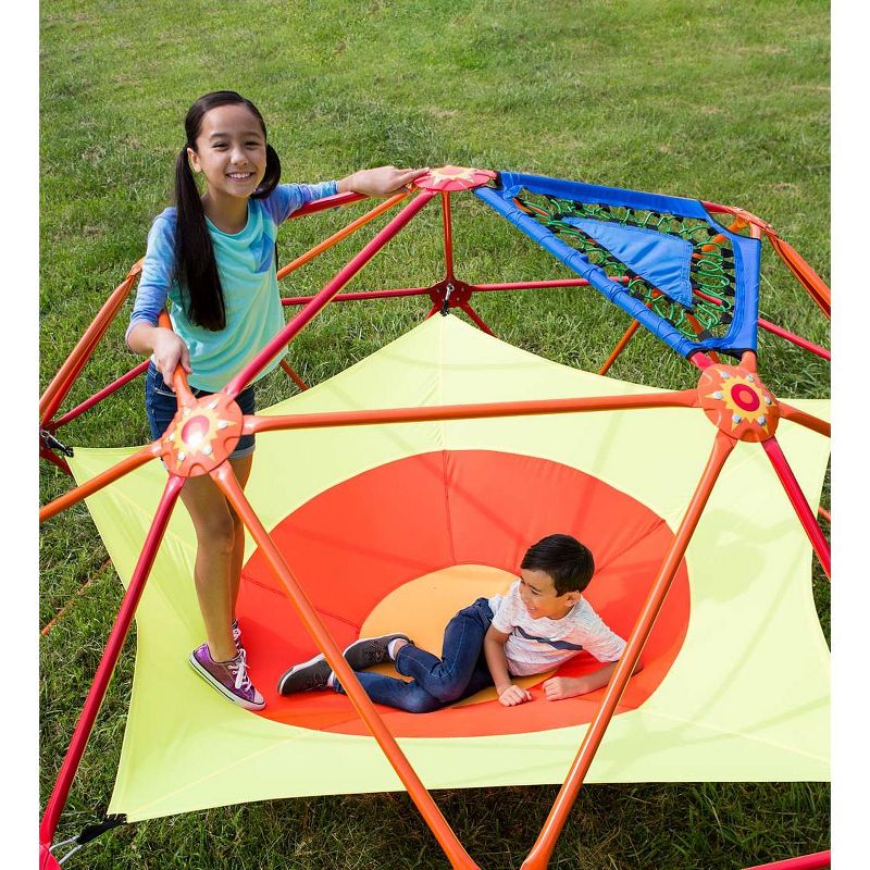 Funphix Climbing Gym Jungle Construction Buildable Indoor Outdoor Kids STEM Learning Toy Set Play Structure for Ages 2 through 12 Years, Multicolor