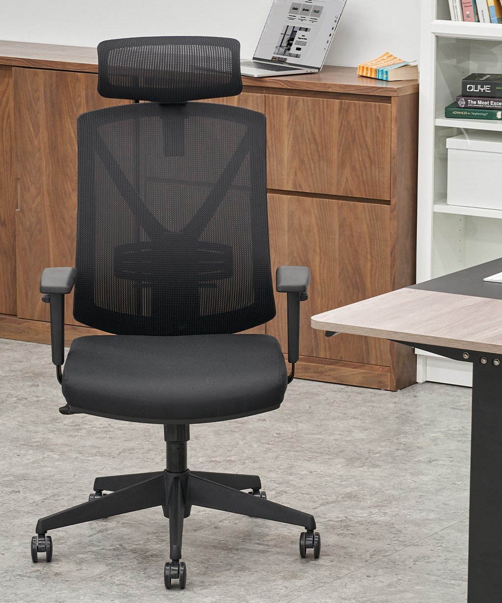COLAMY Tito-Pro Ergonomic Mesh Desk Chair With Headrest
