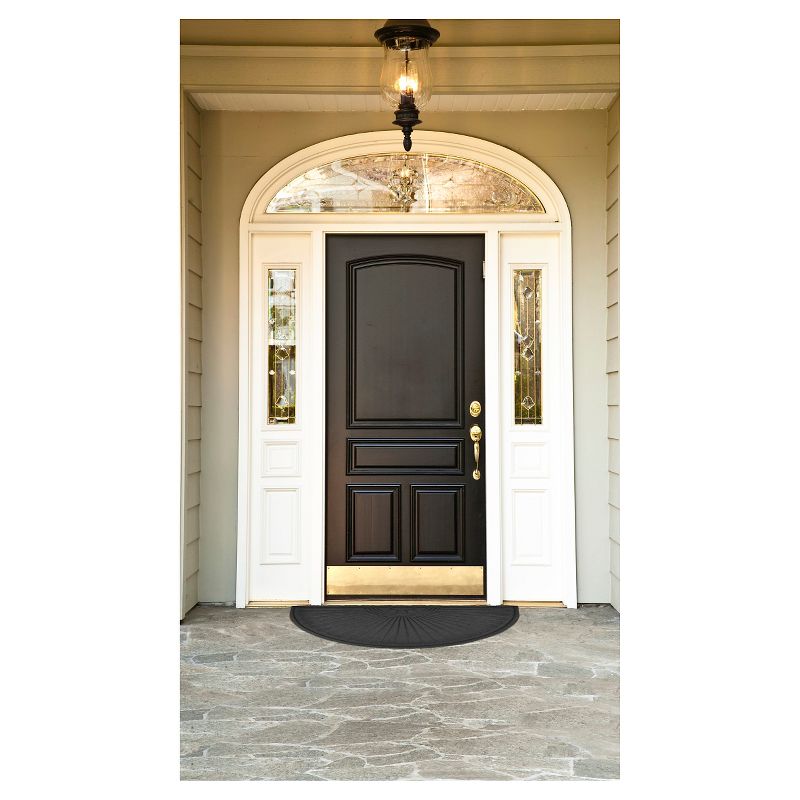 1'11"X2'11" Guzzler Sunburst Doormat Charcoal - Notrax